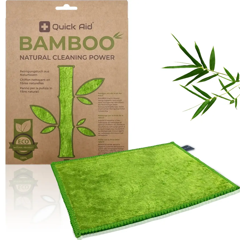 BAMBOO - Reinigungstuch aus Naturfasern - Grün