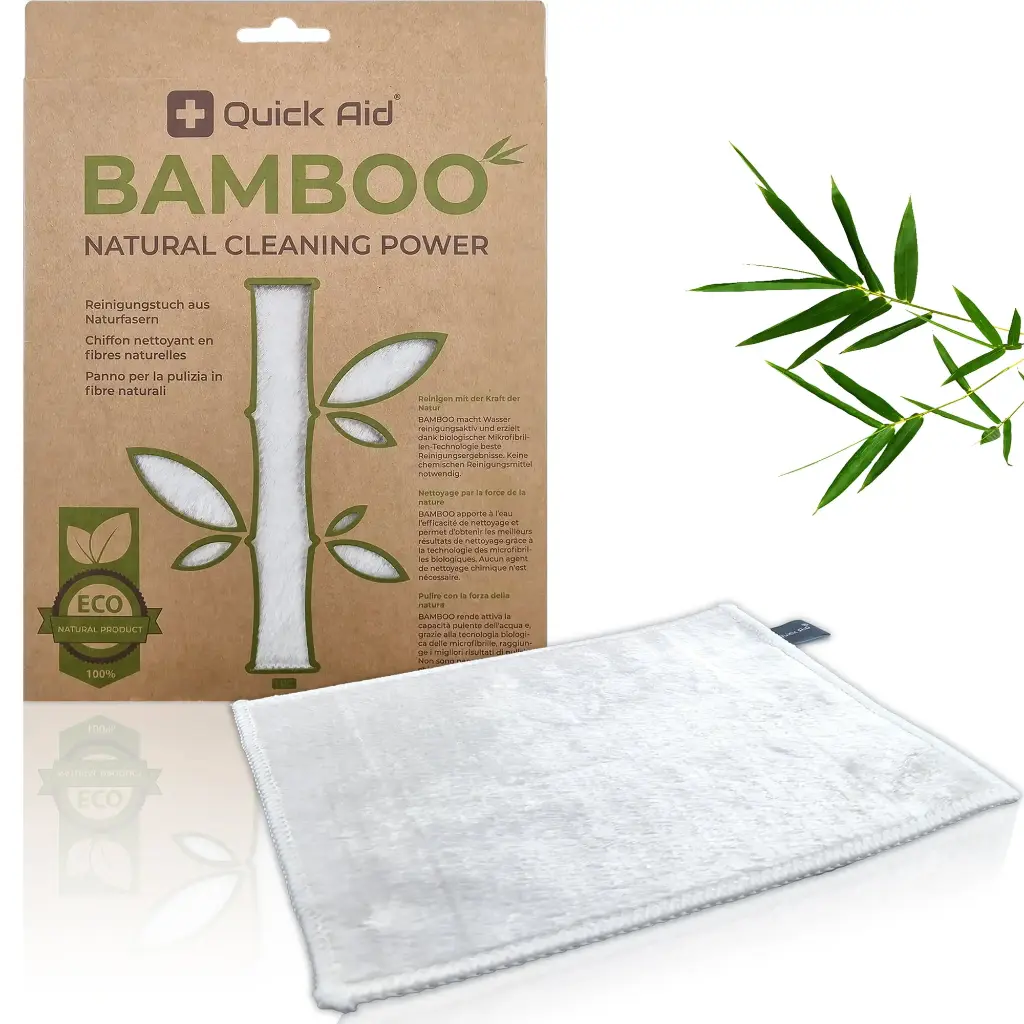 BAMBOO - Reinigungstuch aus Naturfasern - Weiss