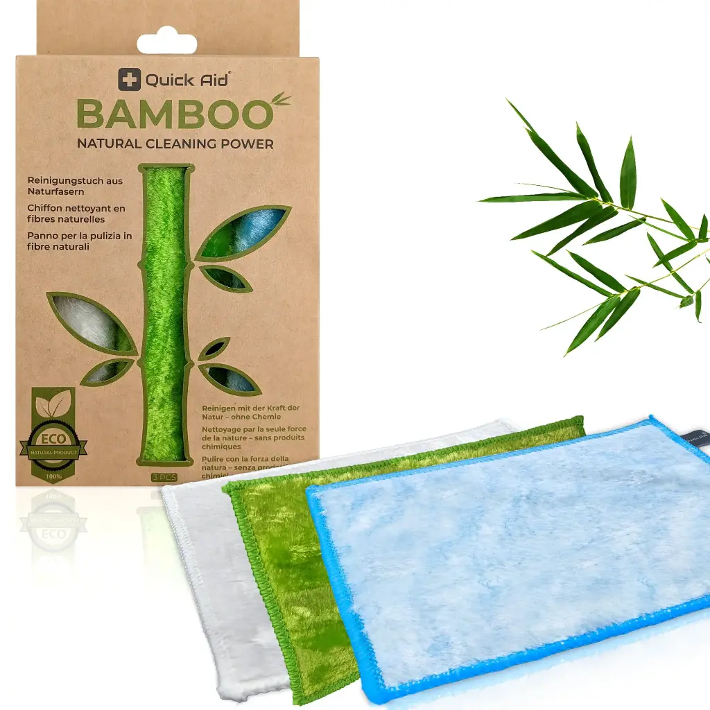 BAMBOO - Reinigungstuch aus Naturfasern 3er Set