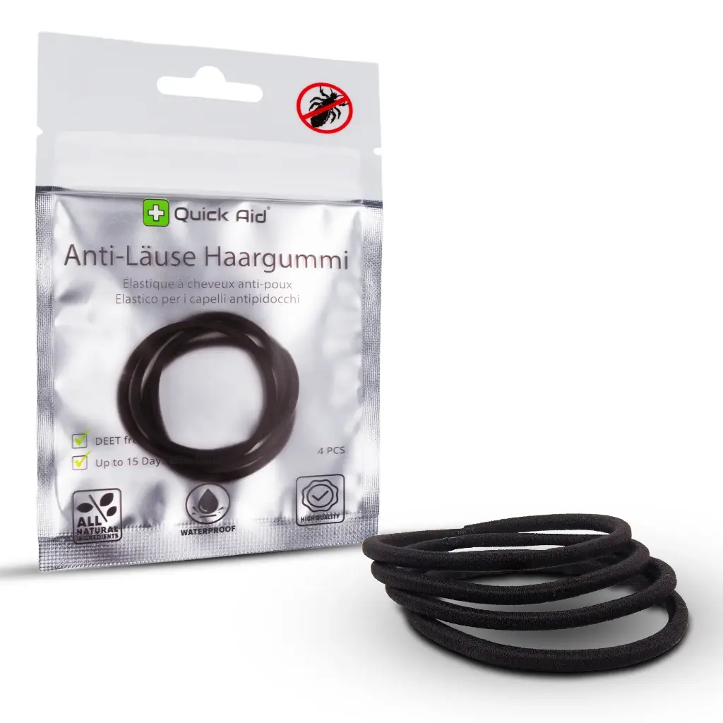 Anti-Läuse Haargummi - schwarz